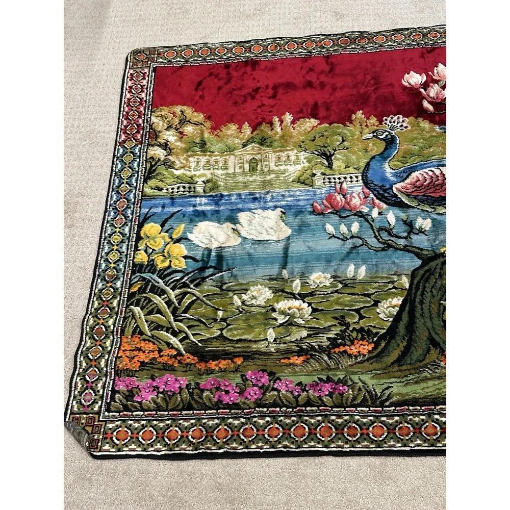 Vintage Peacock‎ Rug 70x48